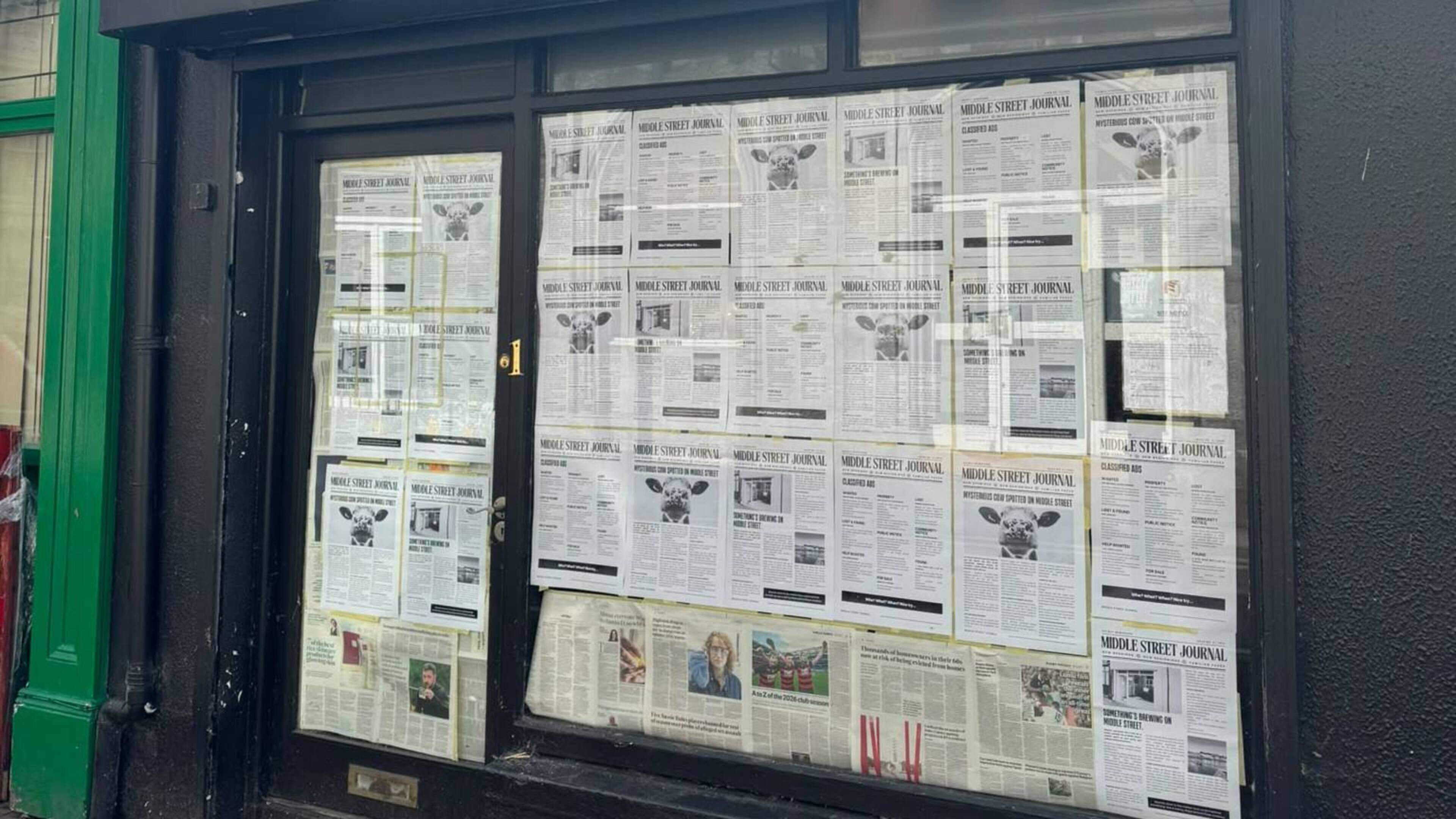 Plans lodged for Galway takeaway café as ‘mysterious cow’ posters emerge